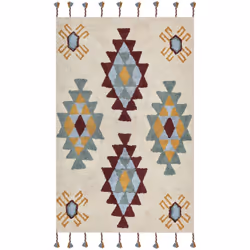 Tappeto con fantasia multicolore. Originale e accattivante, questo tappeto è la scelta ideale per ogni stanza. Realizzato a m ...
