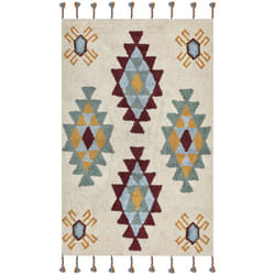 Beliani - Tappeto cotone stile Boho 160 x 230 cm motivo geometrico colorato Duzce
