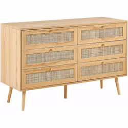 Cassettiera con 6 cassetti. Questa cassettiera è un complemento moderno e di classe, adatto per risparmiare spazio in qualsia ...