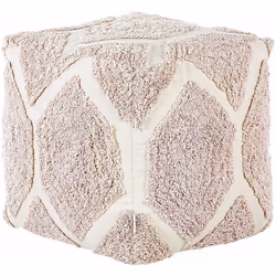 Versatile sgabello quadrato boho. Rinnova ogni stanza con questo arredo multifunzionale. Rivestito in soffice ma durevole cot ...