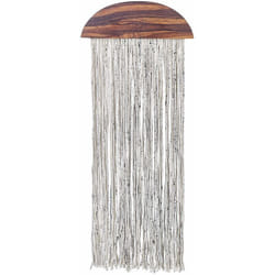 Beliani - Decorazione da appendere design industriale corde in legno scuro Zikiria
