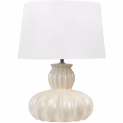 Versatile lampada dal design moderno. Aggiungi un tocco glamour al salotto con questa preziosa lampada da tavolo. Caratterizz ...