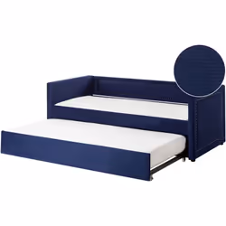 Letto singolo con letto estraibile. Porta eleganza e funzionalità in camera da letto o in soggiorno con questo letto con rete ...