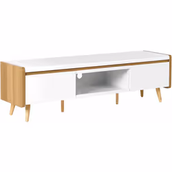 Mobile da TV in stile scandinavo. Questo mobile TV con ampi vani portaoggetti ti aiuterà a mantenere la stanza in ordine. Nei ...