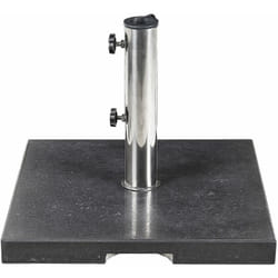 Base per ombrellone in granito nero 45 x 45 cm Ceggia