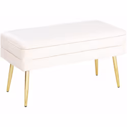 Fondo letto con vano contenitore. Valorizza ogni stanza con questa splendida panchina con contenitore. Rivestita in soffice m ...