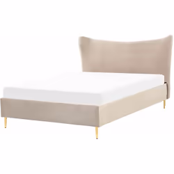 Letto una piazza e mezza imbottito. Aggiungi un tocco chic in camera da letto con questo splendido letto. Imbottito in soffic ...
