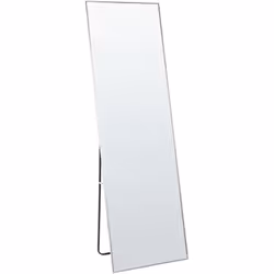 Specchio da pavimento con cornice sottile. Rendi ancora più bella ed elegante ogni stanza con questo prezioso specchio da ter ...