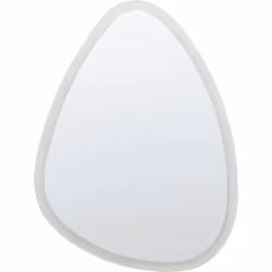 Specchio da muro con luci LED integrate. Rinnova in un lampo il bagno o la camera da letto con questo luminoso specchio da pa ...