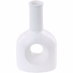 Vaso per fiori a forma di bottiglia. Rinnova ogni stanza con classe con questo prezioso vaso da fiori. Realizzato a mano in d ...