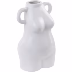 Vaso in porcellana con motivo a corpo di donna. Apri le porte all'arte con questo vaso a forma di corpo di donna. Realizzato ...