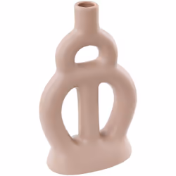 Vaso di fiori a forma astratta. Rendi ancora più accogliente ogni stanza, con questo prezioso vaso decorativo. Realizzato a m ...