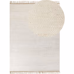 Tappeto fatto a mano con nappe. Porta un tocco boho in ogni stanza con questo tappeto d'ispirazione indiana. Realizzato a man ...