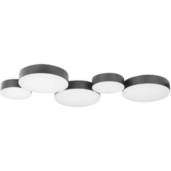 Beliani - Plafoniera in metallo oro con 5 fuochi e led integrati Luga