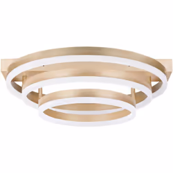 Lampada da soffitto a forma di anelli. Plafoniera dal design moderno che attirerà l'attenzione di tutti i tuoi ospiti. La lam ...