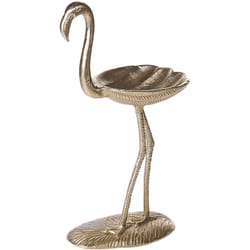 Beliani - Figurina decorativa moderna Accessori per la casa Alluminio Forma di fenicottero Oro Sanen
