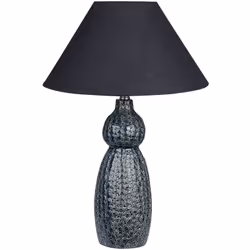 Elegante lampada da tavolo con base ornamentale. Dona uno straordinario tocco di classe ai tuoi interni con questa lampada. L ...