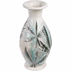 Vaso con mosaico di vetro. Questo vaso alto da terra è un complemento elegante che si adatta agli ambienti in stile moderno e ...