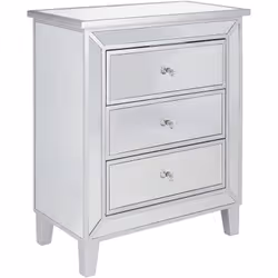 Credenza a specchio in stile glam. Questa cassettiera darà un tocco di lusso alla tua camera da letto o al soggiorno. Con la  ...
