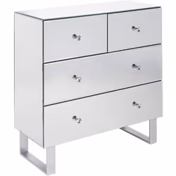 Credenza a specchio in stile glam. Introduci un'atmosfera glam nella tua camera da letto con questo eccezionale comodino. La  ...