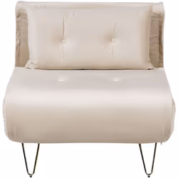 Divano letto in stile glamour. Apri le porte al lusso con questo divano, realizzato in morbido velluto. Presenta una spessa s ...