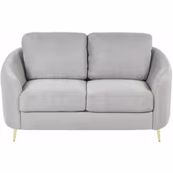 Divano due posti in stile glamour. Siediti comodamente su questo divano a due posti unico con forme arrotondate, e dona un'at ...