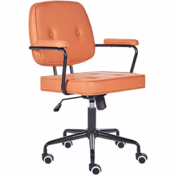 Sedia da ufficio regolabile con ruote. Aggiorna il look del tuo ufficio con questa sedia funzionale. È dotata di un meccanism ...