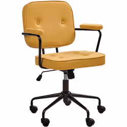 Sedia da ufficio regolabile con ruote. Aggiorna il look del tuo ufficio con questa sedia funzionale. È dotata di un meccanism ...
