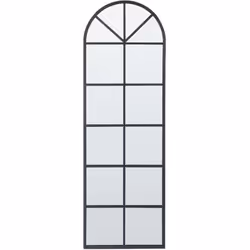 Specchio a parete a forma di finestra. Decora il tuo soggiorno con accessori dal design unico. Questo specchio da parete ispi ...