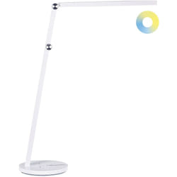 Beliani - Lampada da scrivania bianca a led e tocco touch con luce d'intensità variabile e braccio regolabile Dorado