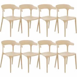Set di 8 sedie per interno d esterno. Una seduta confortevole è ciò di cui ogni ambiente, interno o esterno, ha bisogno per e ...