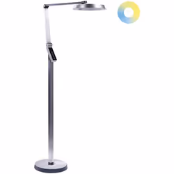 Lampada dal design moderno. Aggiungi al tuo home office questa lampada da terra dal design moderno. È realizzata in materiale ...