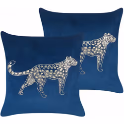 Set di 2 cuscini dal look esotico. Aggiungi un tocco esotico al tuo ambiente e decoralo con questo set di cuscini. Grazie all ...