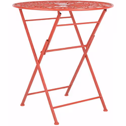 Tavolo da bistrot pieghevole in stile provenzale . Crea la tua oasi in balcone o giardino con questo incantevole tavolo da es ...