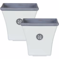 Set di 2 vasi dalla forma originale. Dona un tocco decorativo al tuo balcone, terrazzo o casa. Questo set di 2 vasi splendida ...