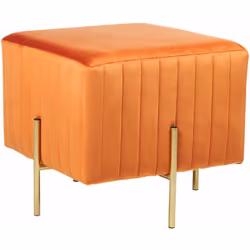 Pouf trendy in velluto. Aggiungi un po' di eleganza alla tua casa con questo pouf trendy. Grazie al suo design moderno e deli ...