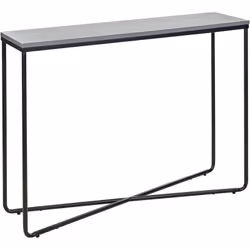 Tavolo consolle moderno con piano effetto marmo. Dona un tocco contemporaneo ai tuoi ambienti con questa sottile consolle. Ca ...