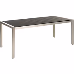 Tavolo esterno per 6 persone. Questo comodo ed elegante tavolo da esterno è il complemento ideale per il giardino o la terraz ...