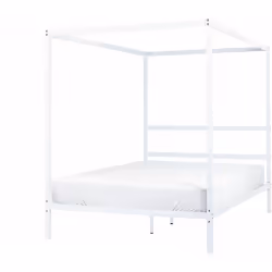 Elegante letto matrimoniale a baldacchino. Questo letto a baldacchino trasformerà l'arredamento della tua camera da letto e n ...