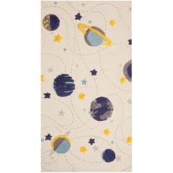 Beliani - Tappeto per la cameretta dei bambini motivo Galaxy 80 x 150 cm Multicolore Playroom Langsa