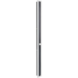 Lampada da parete a led per esterni 100 cm in acciaio nero con sensore di movimento Savane