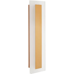 Beliani - Lampada da parete a led per esterni 30 cm acciaio oro Rosalie