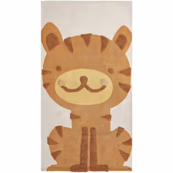 Tappeto in cotone con stampa tigre . Delizia l'immaginazione del tuo piccolo con questo grazioso tappeto. Realizzato con amor ...