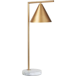 Beliani - Lampada da tavolo moderna in ferro con base in marmo Soggiorno Studio Oro Mocal