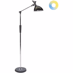 Lampada dal design moderno. Illumina il tuo spazio di lavoro con questa lampada da terra LED. È realizzata in materiale sinte ...