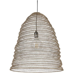 Beliani - Lampada a sospensione in ferro a soffitto a sospensione per l'illuminazione domestica fatta a mano in ottone Palar