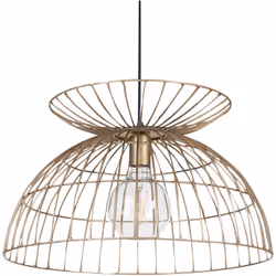 Lampadario a gabbia in metallo. Rendi la tua casa più affascinante con il nostro lampadario ovale a gabbia. Questo lampadario ...