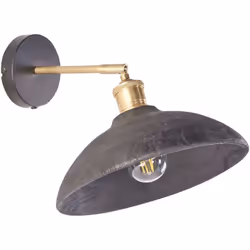 Lampada da parete con paralume regolabile. Aggiungi un tocco di modernità al tuo spazio abitativo con questa lampada da paret ...