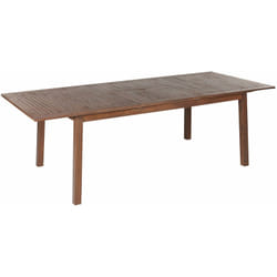 Tavolo Giardino Legno Acacia Scuro Pieghevole 8 Posti 180 - 240 x 100 cm Cesana