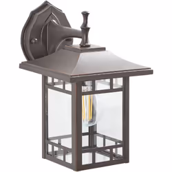 Lanterna da esterno dallo stile tradizionale. Valorizza il tuo spazio esterno con questa applique dal design vintage a forma ...
